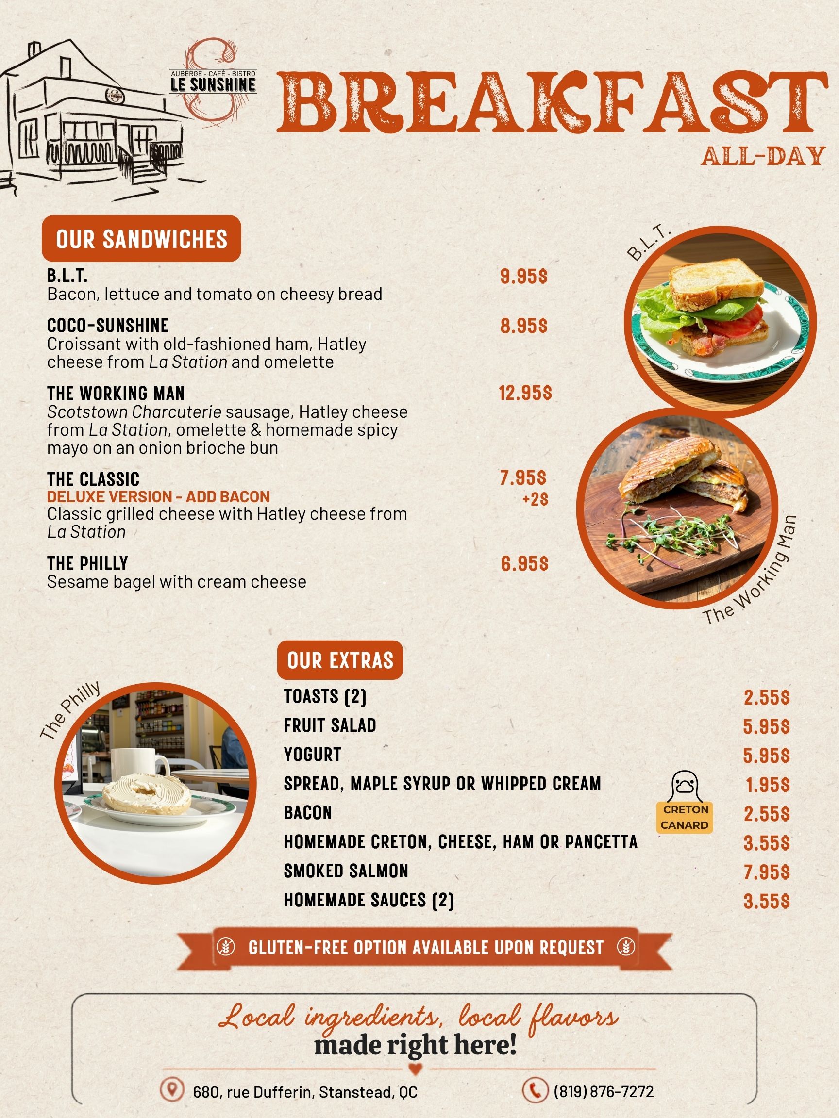 Breakfast Menu